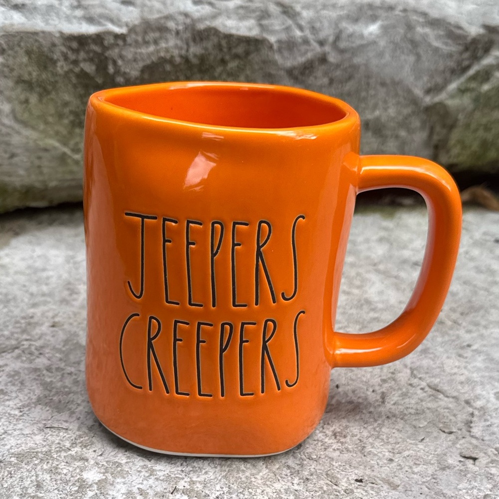 Rae Dunn JEEPERS CREEPERS Halloween Mug